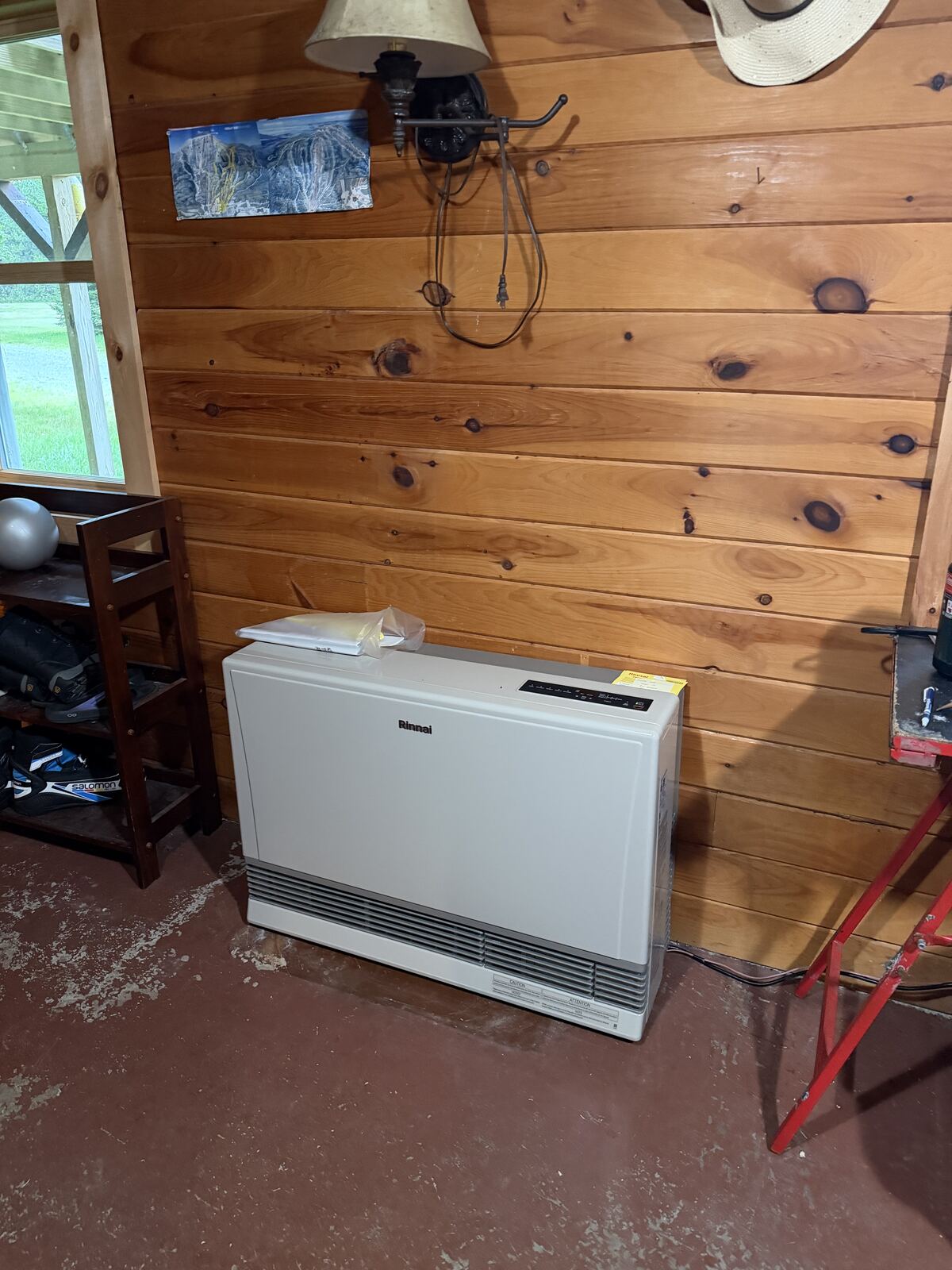 New Rinnai propane heater
