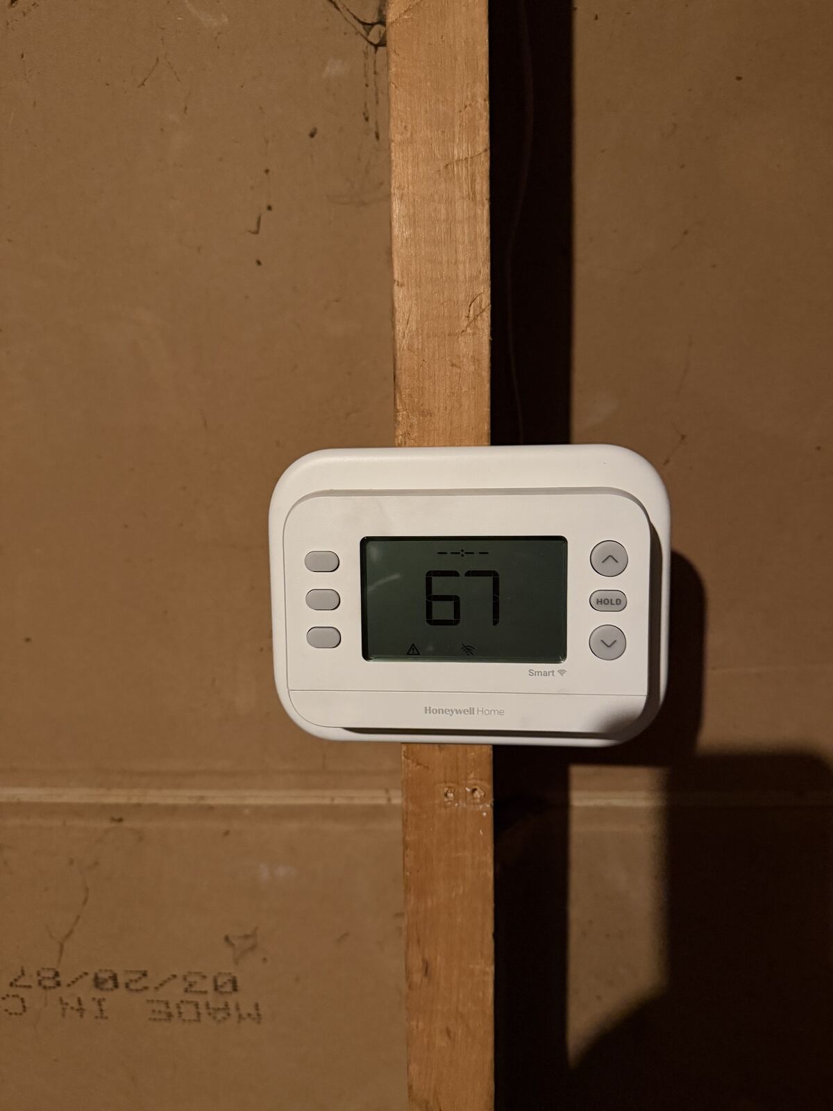 WiFi connected thermostat